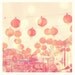 asian decor, LA photography, Chinatown, paper red chinese hanging lanterns, Los Angeles dreamy cotton candy pink urban travel California