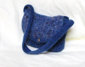 Purse crocheted felted