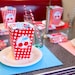 Retro Cherry Party PRINTABLE Popcorn Box (INSTANT DOWNLOAD) by Love The Day