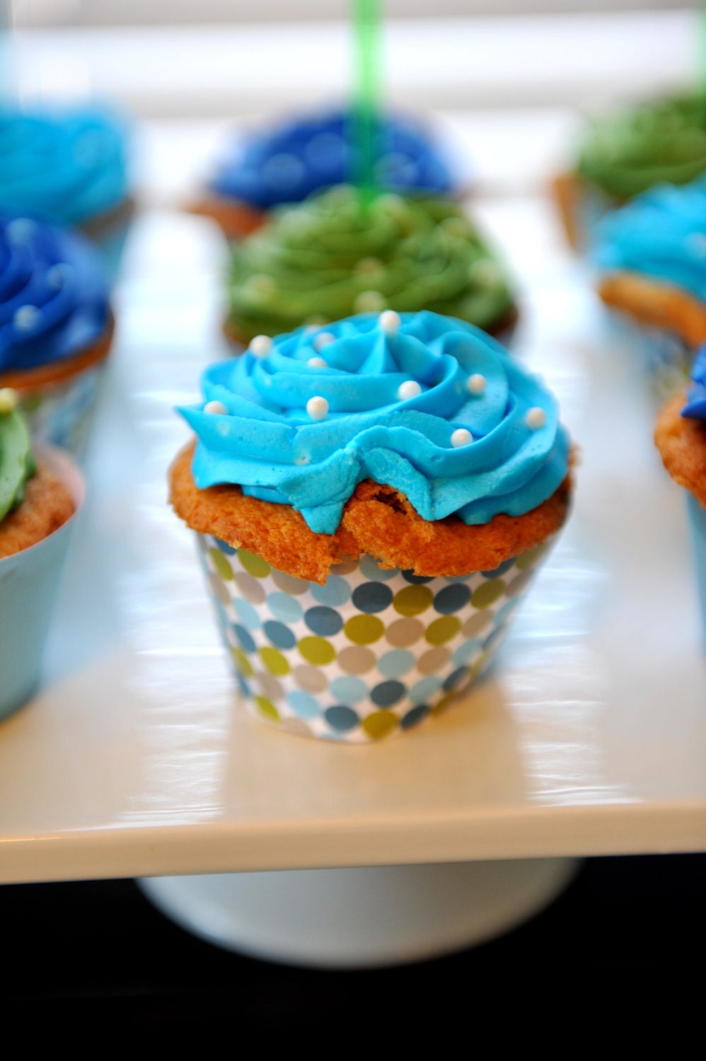 Ready To Pop Baby Shower PRINTABLE Cupcake Wrappers by Love The Day