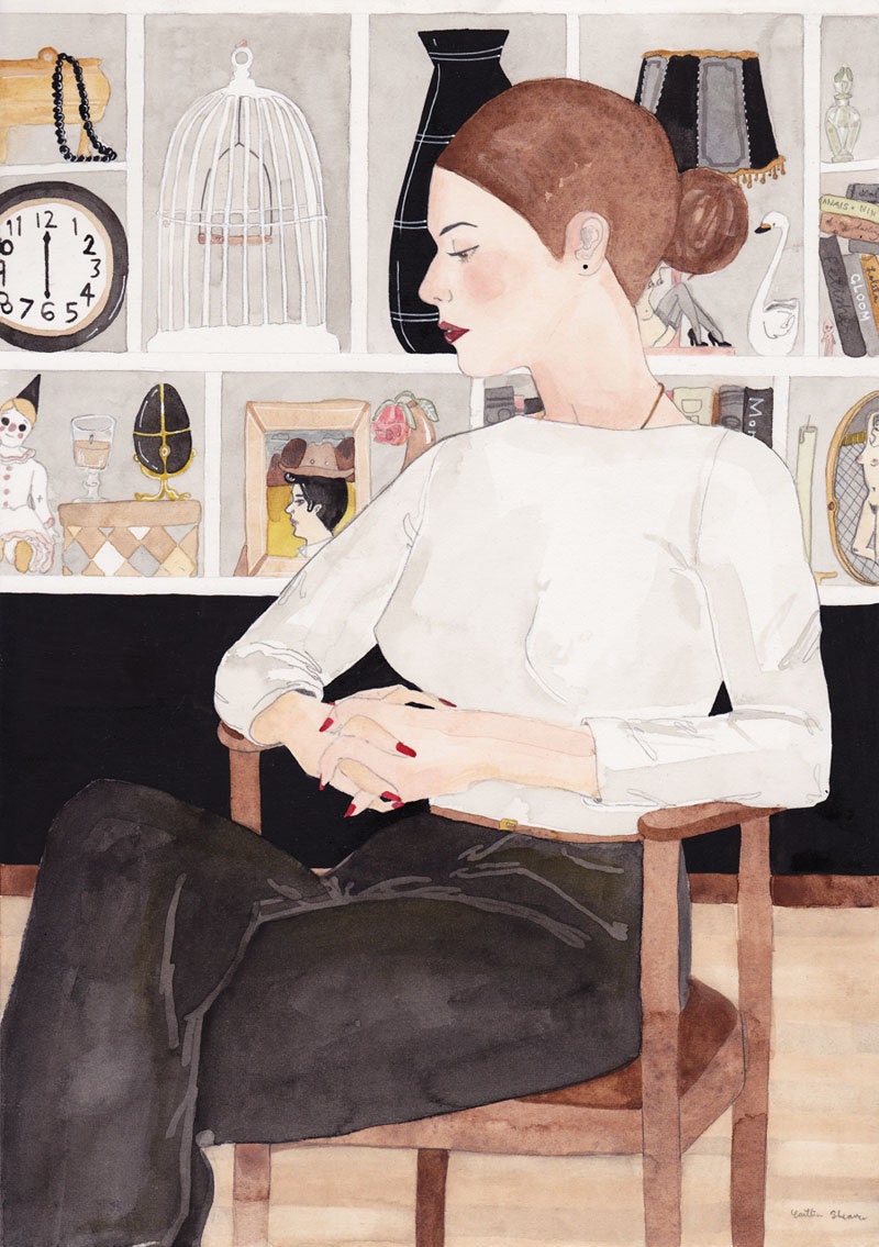 The Gentlewoman , LARGE cardstock print