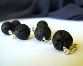 Lava Rocks. Fossil bracelet