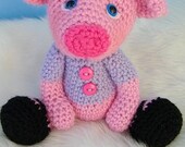 Pig Crochet Pattern by Teri Crews PDF Format Instant Download