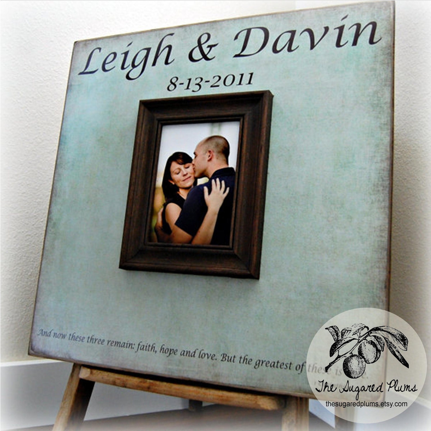 Guest Book Wedding Personalized Picture Frame 20X20 Customizable 100 to 150 Guests Alternative Guest Book Wedding Decoration
