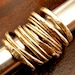 Modern Stacking Gold Ring Handmade