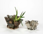 Staniless Steel Small Flower Pot -Eco friendly decorations for your home or garden.
