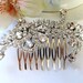 Wedding hair comb, bridal hair comb, crystal rhinestone hair comb, wedding hair accessories, Vintage Inspired hair comb