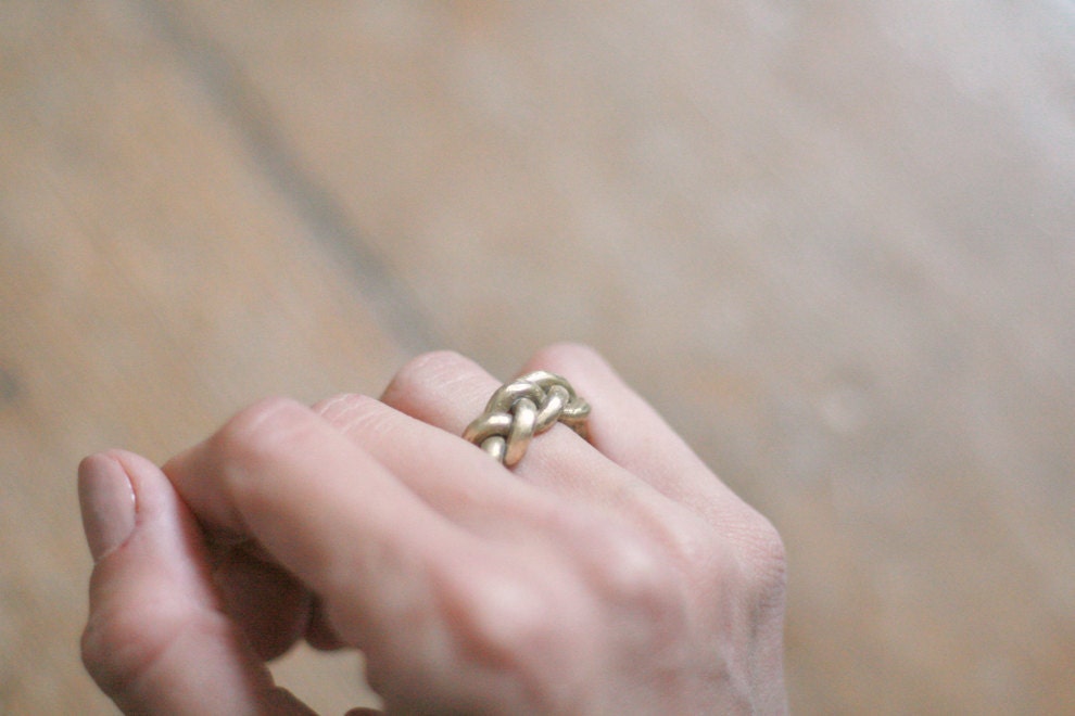 XL braided band // bronze
