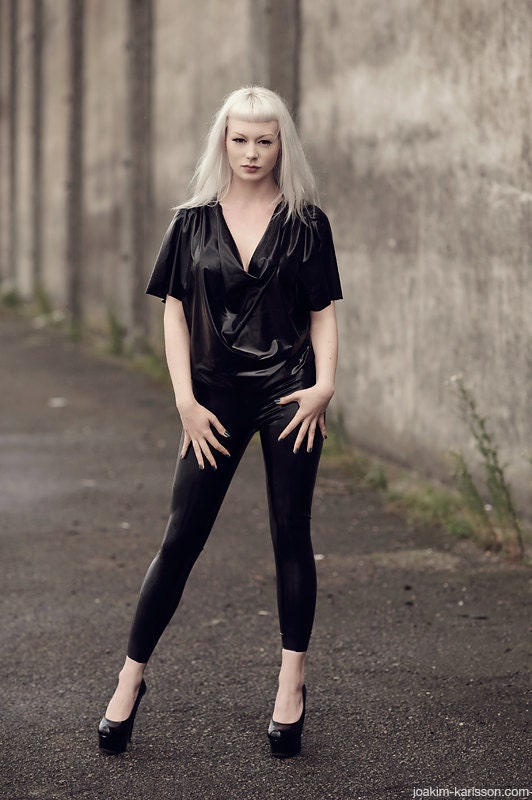 Strange Lifeforms Cowl Neck Top