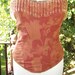Terracotta cotton bodice