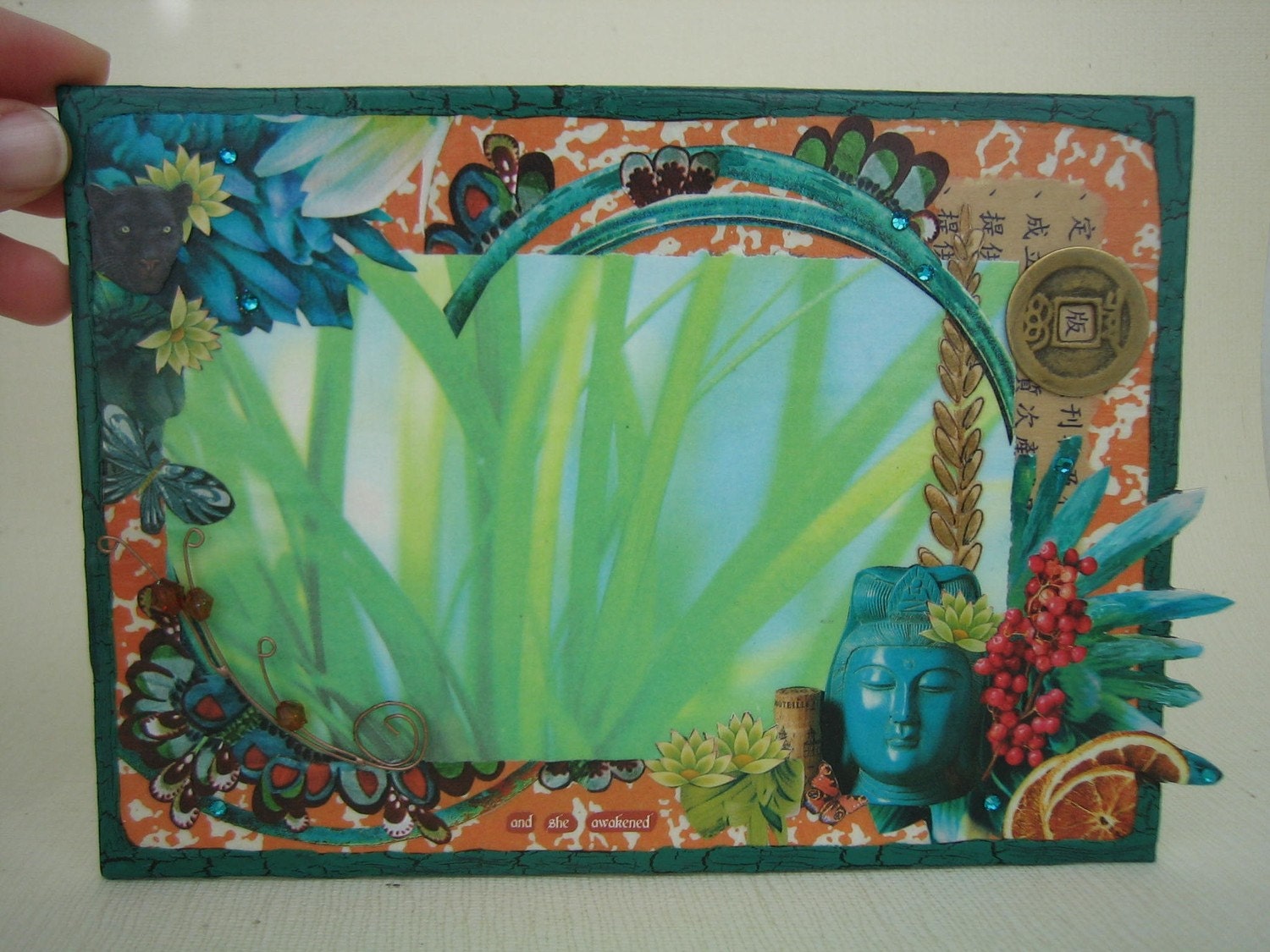She Awakened (Original Mixed Media Wall Hanging)