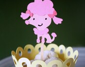 Poodle Pal Cupcake Toppers