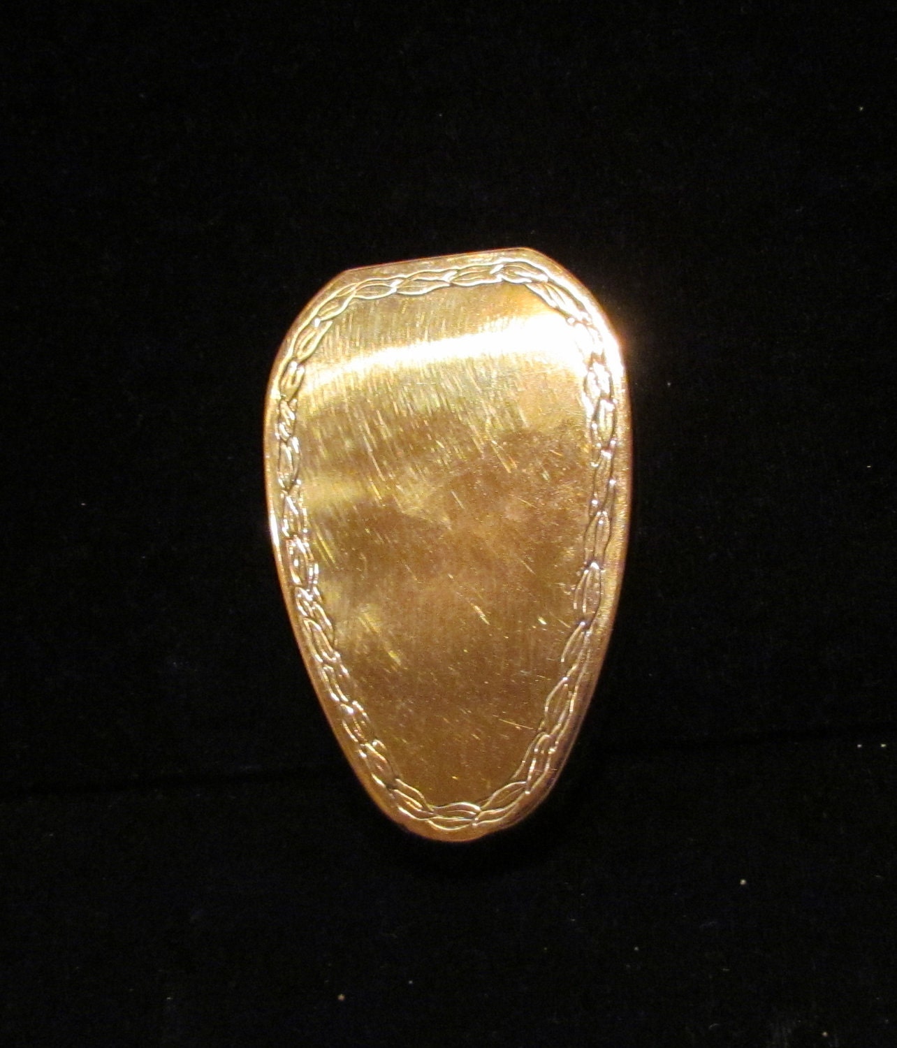 1917 Karess Woodworth Compact Vintage Compact Powder Compact Rouge Compact Mirror Compact Fiancee Compact