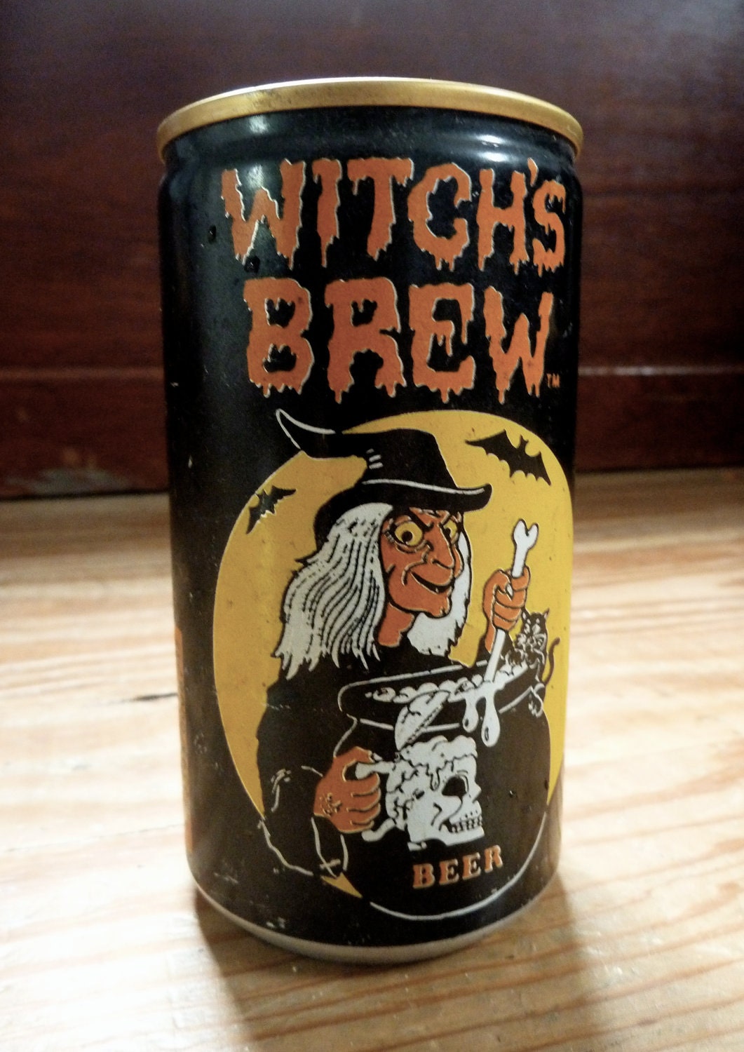 Witch's Brew Beer Can