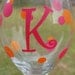 Personalized Wine Glasses - Bridesmaid Gift - Sorority Glasses