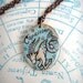 Capricorn Birthday (Alternate), The Painted Zodiac Pendant and Brass Chain