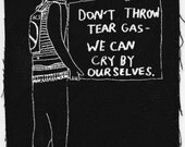 Gas Mask Punk Protest Patch