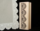picture show rubber stamp "lace border"