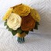 10 hand crafted felt rose bouquet-pick your colors