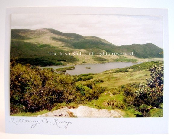Killarney, Co. Kerry  IRELAND . Irish landscape photo card
