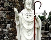 St. Patrick on Hill of Slane IRELAND . 8x10 Irish Photo
