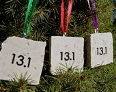 Ornament for Half Marathon Runner Walker Tile