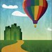 Travel Poster - Oz (large - 18 x 24" or A2)