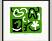 Play Green by Lo Cole - Limited Edition Archival Pigment Ink Print