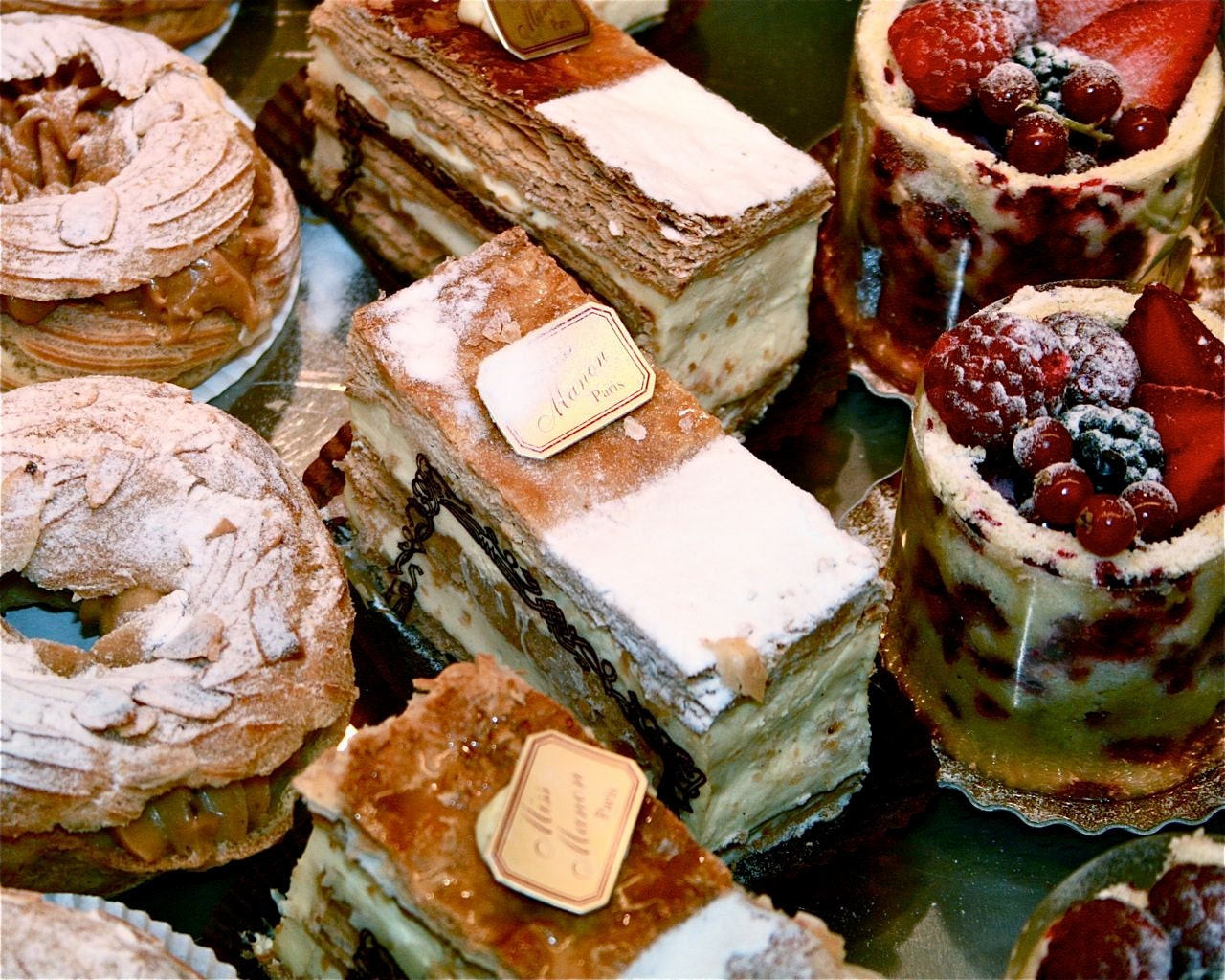French Patisserie Photograph - Paris Bakery Print - Parisian Pastry -  Food Photography - Dessert Photo - Kitchen Art - Home Decor - France