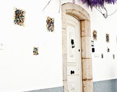Portugal Photography - A Door in Portugal - Portuguese Door Print - Home Decor - White Photo - Travel Photography - Portugal Art - VitaNostra