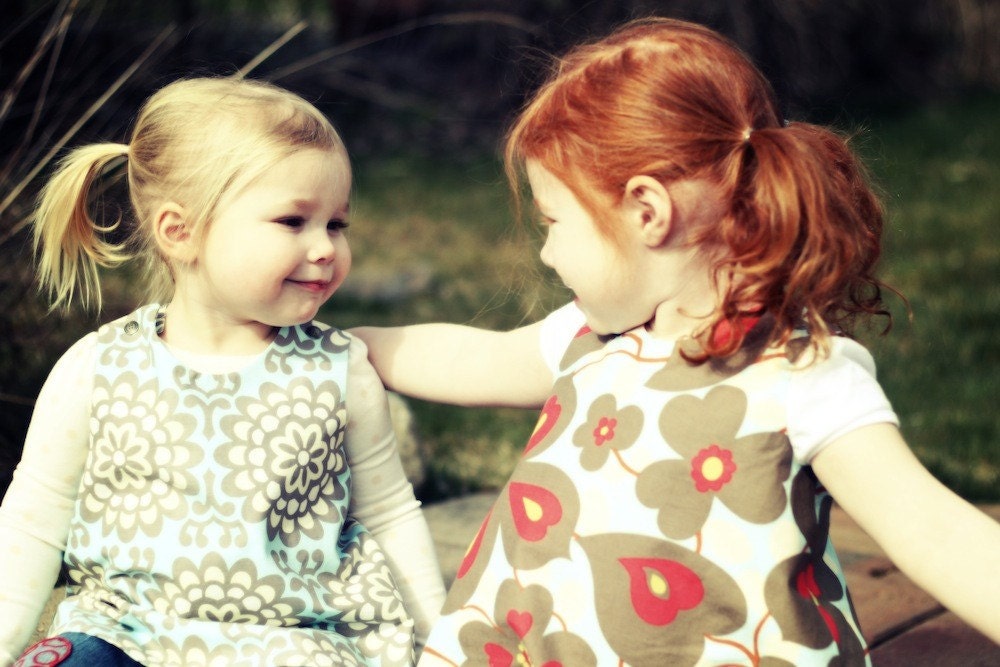 To Market To Market Reversible Pinafore, (Sizes 3mo-6yr)
