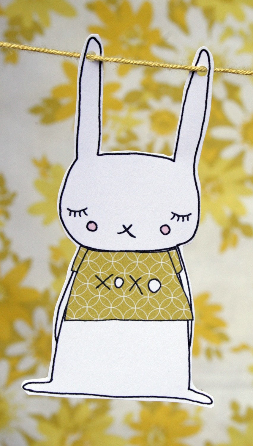 Rabbit Garland - Printable Kit (PDF)