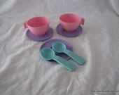 Fisher Price Tea cups for 2 (plus extra plate)