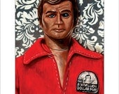 Six Million Dollar Man - 12x16 Print