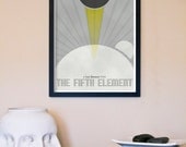 The Fifth Element Retro Movie Poster Print - 11"x17" High Quality Poster - Number 3