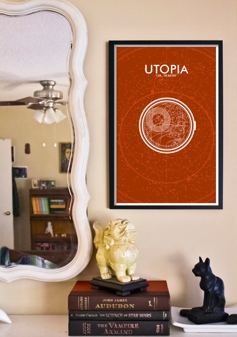 Utopia // Doctor Who Poster // 11x17 Minimalist Geek Art Print