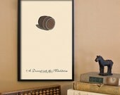 Edgar Allan Poe Print Series - A Descent into the Maelström: A Fantasy Horror 11x17 Poster