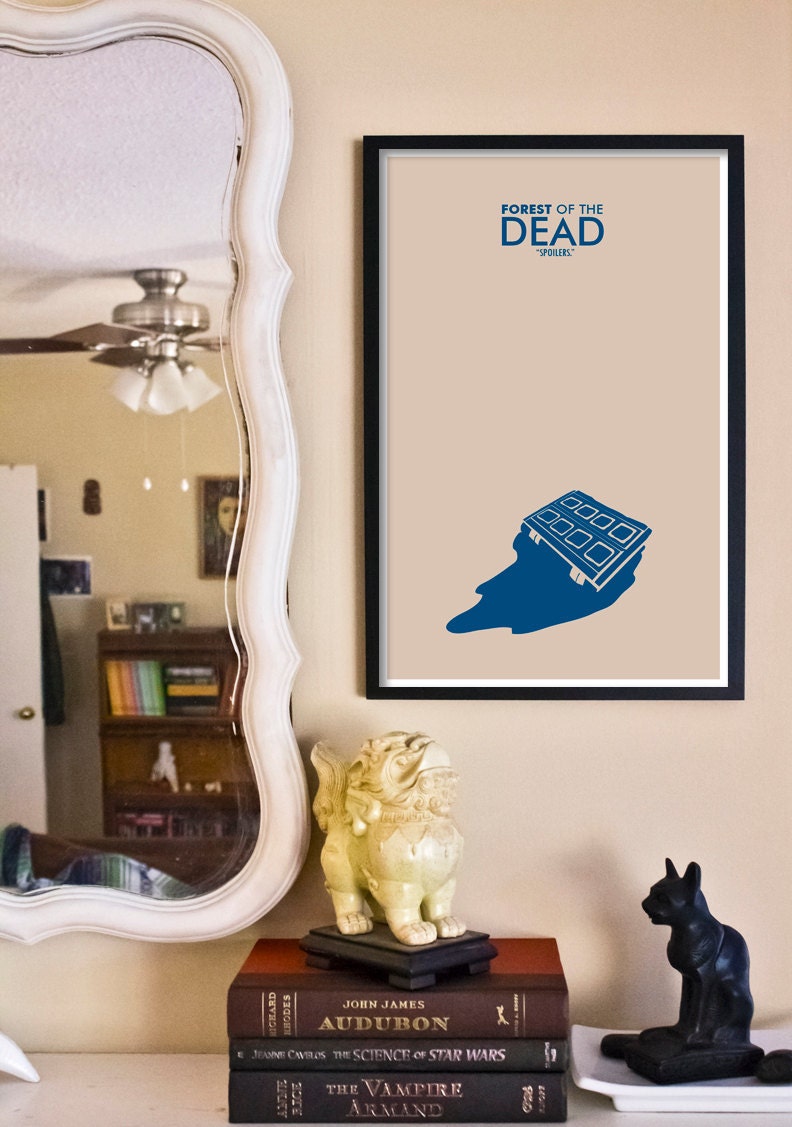 Forest of the Dead // Doctor Who Poster // 11x17 Minimalist Geek Art Print