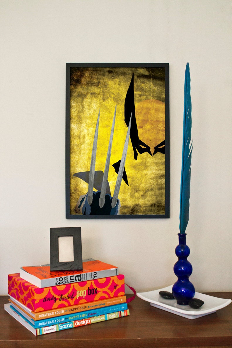 Wolverine - X-Men Comic Inspired Character Poster Series - 11x17 Retro Art Print