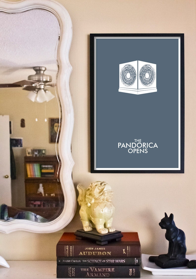 The Pandorica Opens // Doctor Who Poster // 11x17 Minimalist Geek Art Print