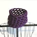 Spring Cowl Purple Chunky Cowl Crochet Fashion Accessories