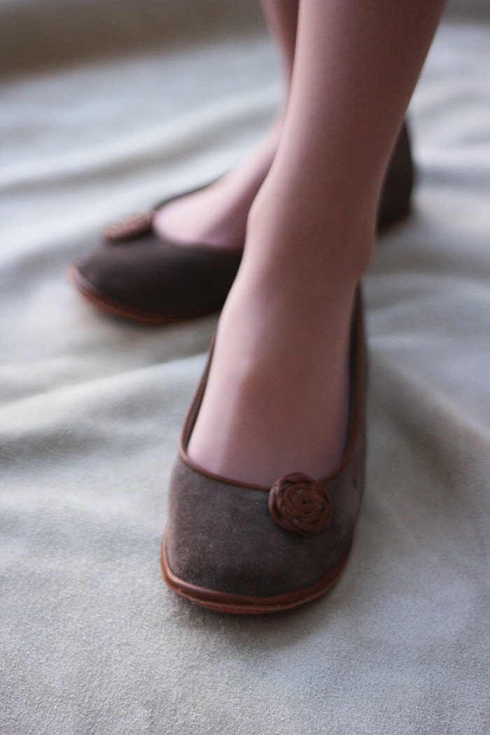 Modern Romance - Handmade Leather flat shoes - CUSTOM FIT