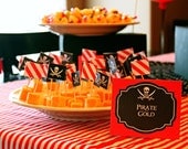 INSTANT DOWNLOAD - Pirate Party Food Labels or Candy Buffet Tags by 505 Design Paperie