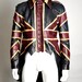 Union Jack Mens Leather Diamond Jubilee Exclusive Steampunk Tail coat Impero London