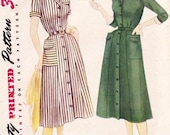 Simplicity 4146 Womens Dress Pattern 1940s Vintage