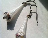 White Wedding Bell Earrings
