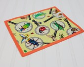 Bug Hunt Chalkboard Mat Reusable Art Boy Toy, Homeschool Writing Mat