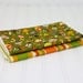 Baby Burp Cloths Mushroom Woodland Theme Set of 2 for Girl or Boy in Green and Orange