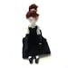 Holly Golightly Doll - Contemporary Handmade Paper Clay Doll - One Of A Kind