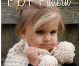 Crochet PATTERN-The Bella Warmer (Toddler, Child sizes)
